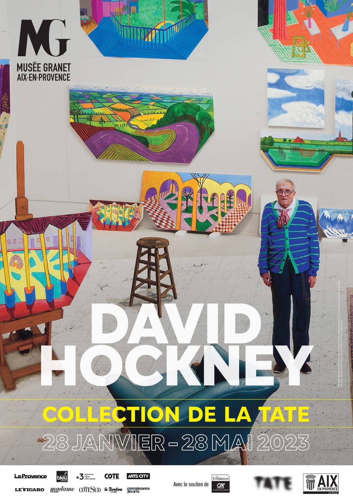 Rétrospective internationale sur David HOCKNEY