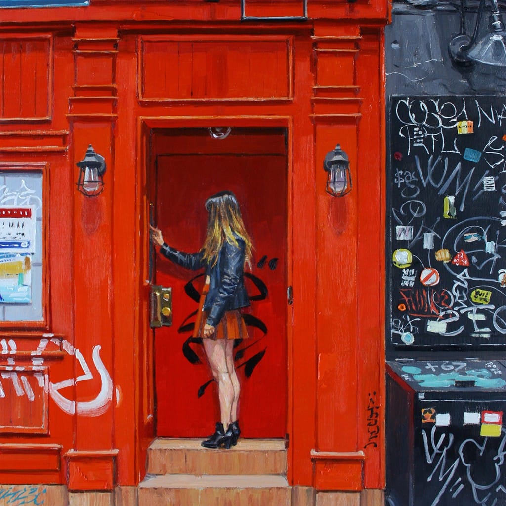 Vincent GARRIANO, les peintures de la vie urbaine.