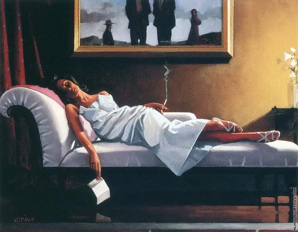 The Jack VETTRIANO phenomenon, a great populist painter.